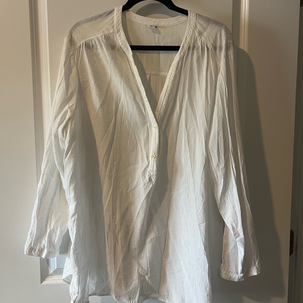White Long Sleeve Blouse
